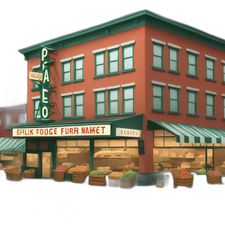 Pike place market  emoji