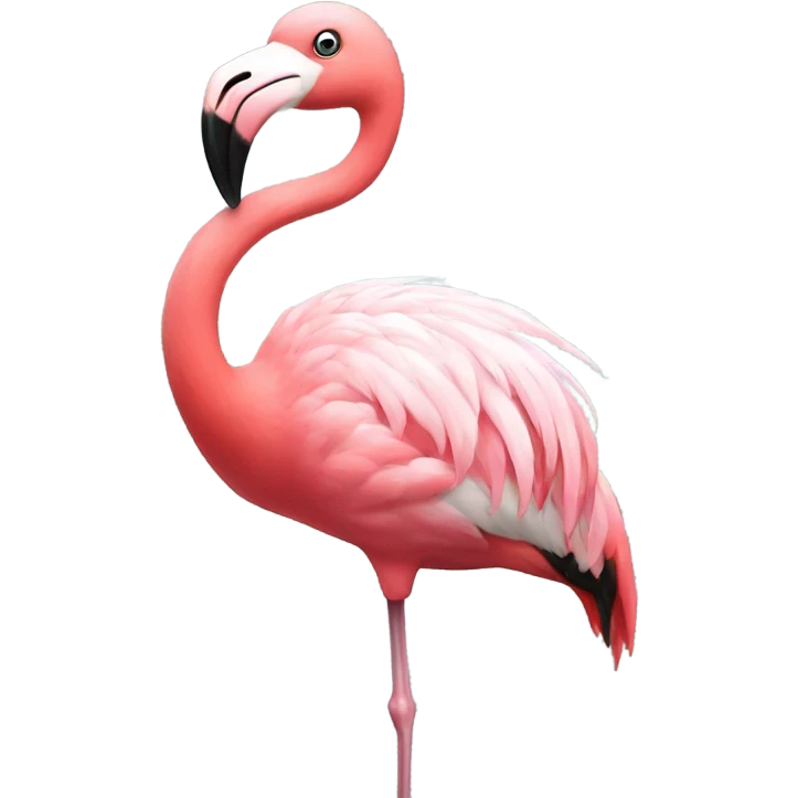 Flamingo in a bikini  emoji
