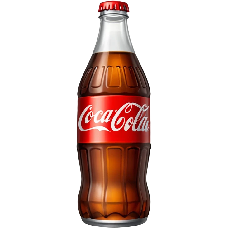 Una botella de coca cola emoji