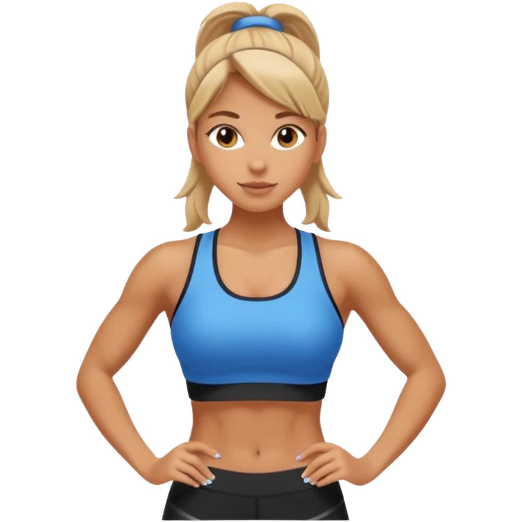 Gym Girl vertical image emoji
