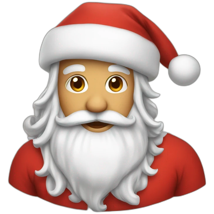 Santa flause emoji