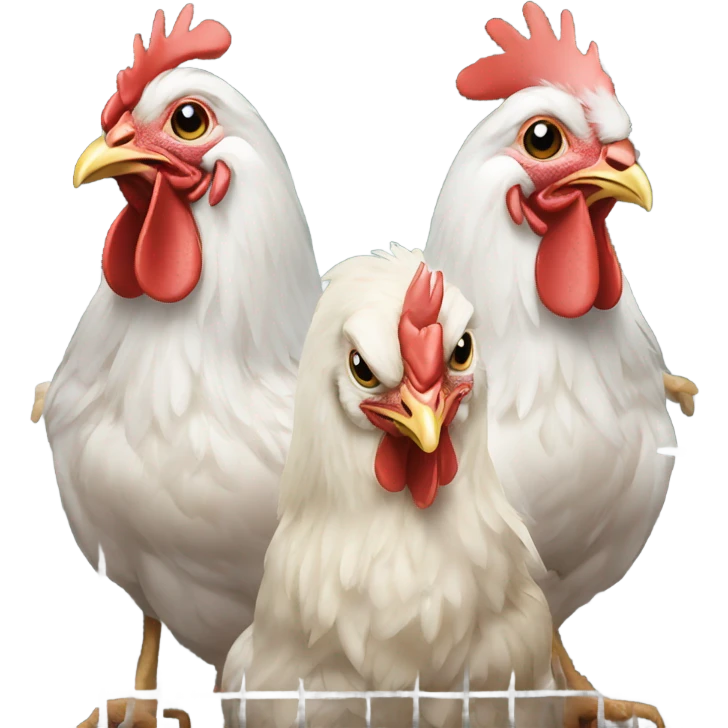 Chickens in Cage emoji