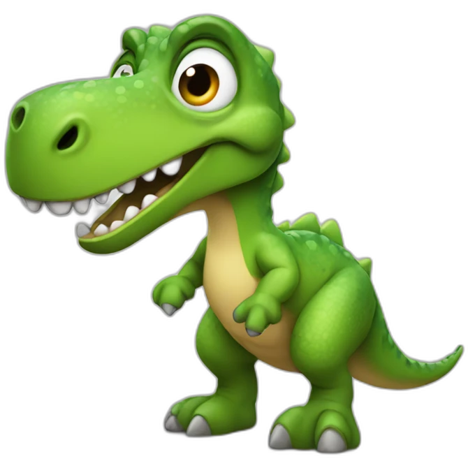 drunk dinosaur emoji