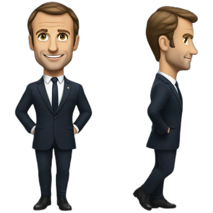 Sexy Emmanuel Macron emoji