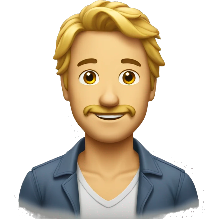 bon homme qui fuit  emoji