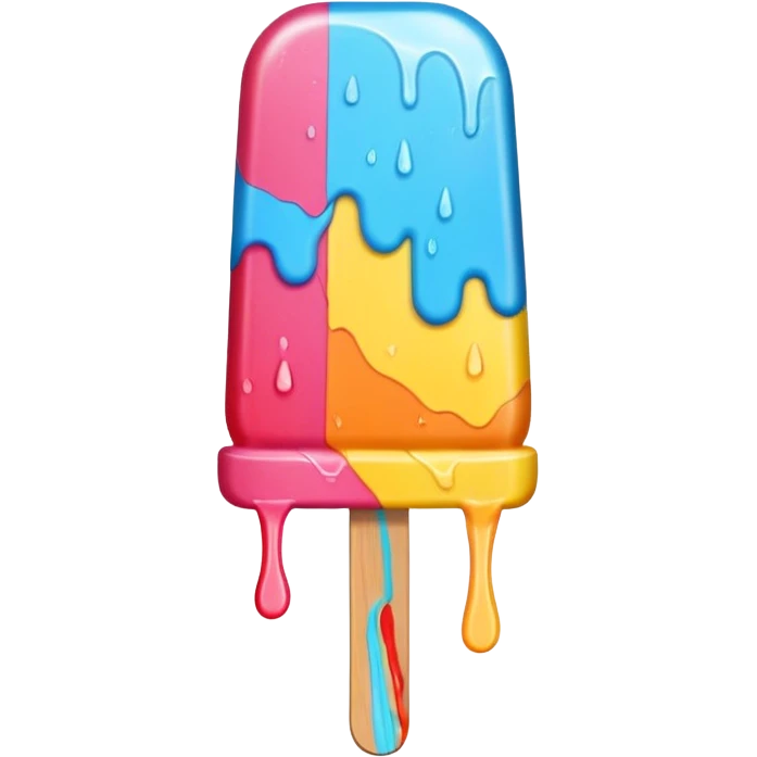 Popsicle: colorful emoji