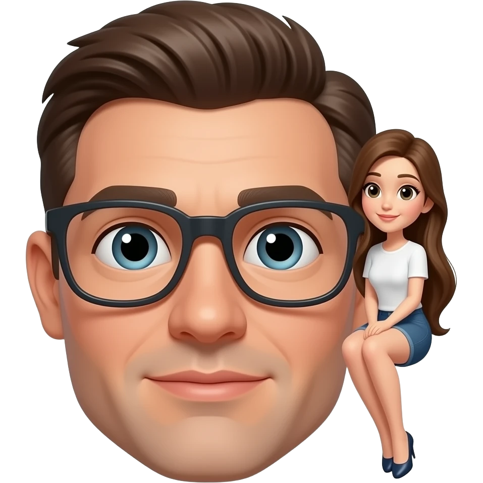 woman sitting on man’s face emoji
