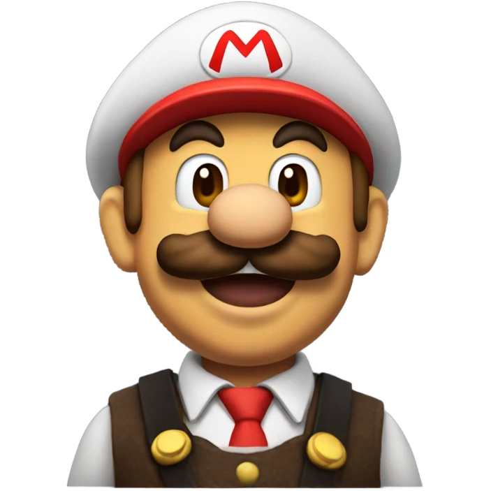 Mario smoking a cigar emoji