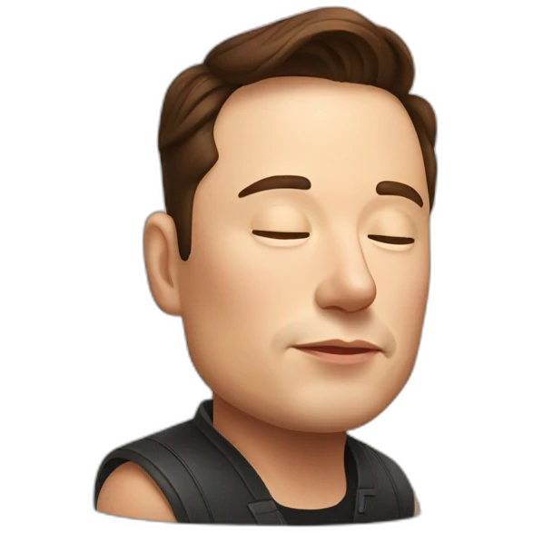 Elon musk who sleeps emoji