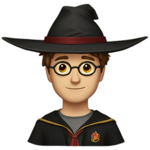 Harry Potter sombrero seleccionadoe emoji
