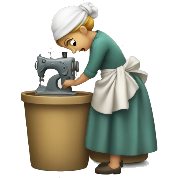 Dressmaker sewer emoji