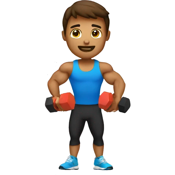 dumbell training emoji