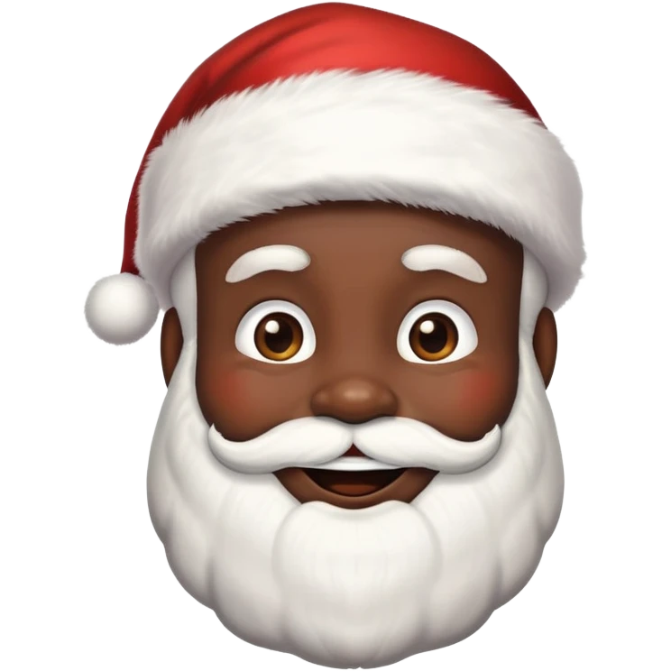 Père Noël noir  emoji