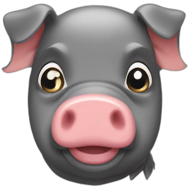 Black Pig emoji