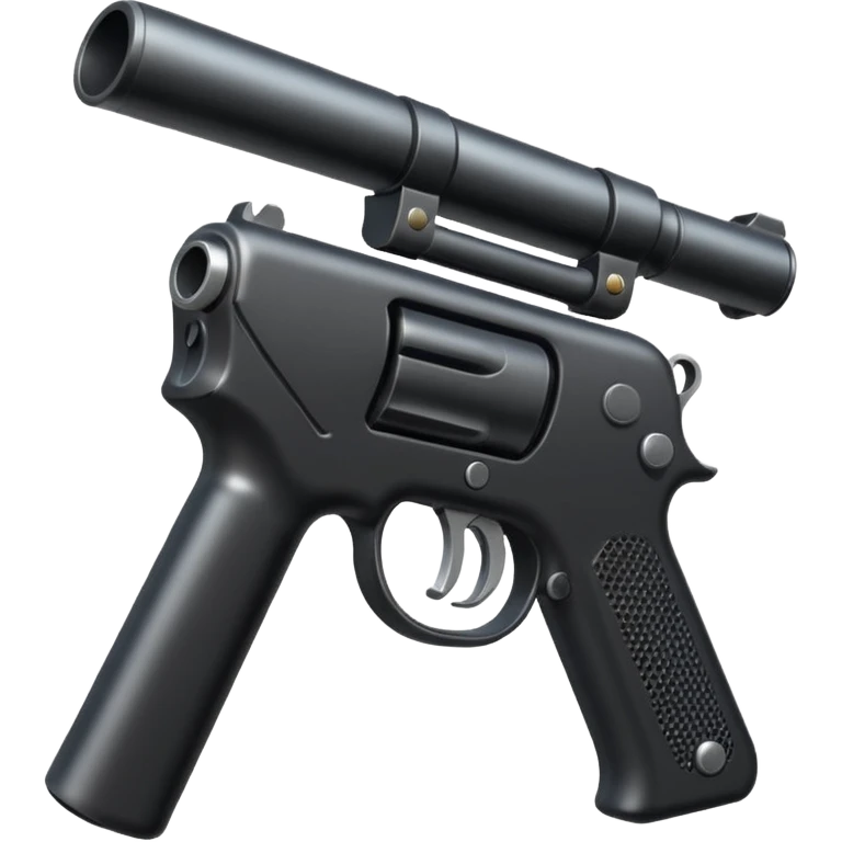 Gun with silencer emoji