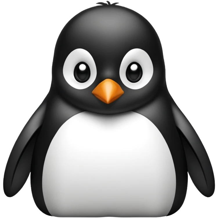 a sad penguin emoji