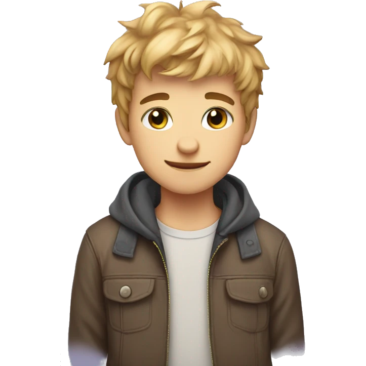 Cute cat boy emoji