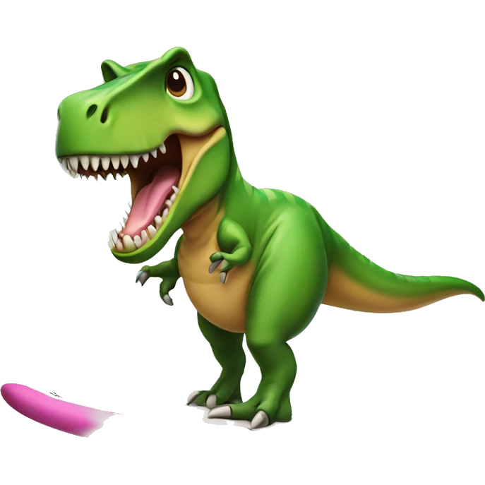 T-Rex on a Surfboard emoji