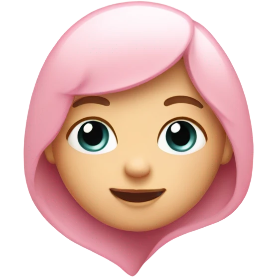 Baby pink heart emoji