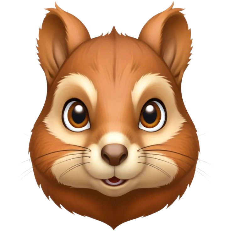 Hypnotized squirrel emoji