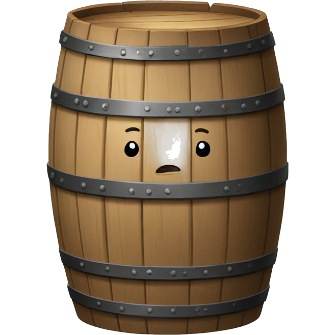 pleading wooden barrel emoji