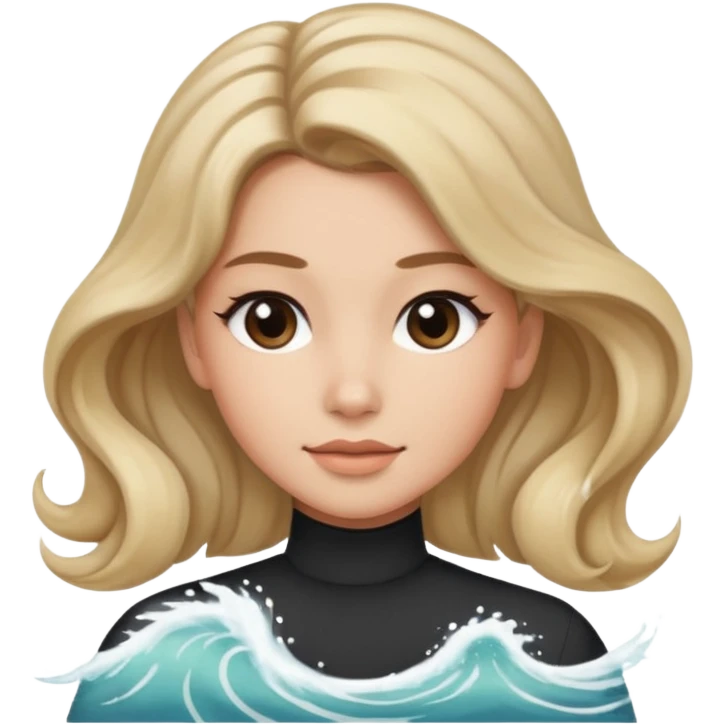 The last pictures you showed me is far from me. Her hair is too curly. I want my picture with low pony tail or big wave hair with the middle length. emoji