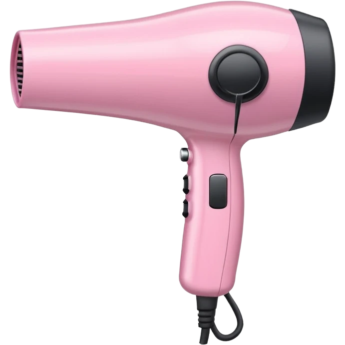 Light pink hair dryer  emoji