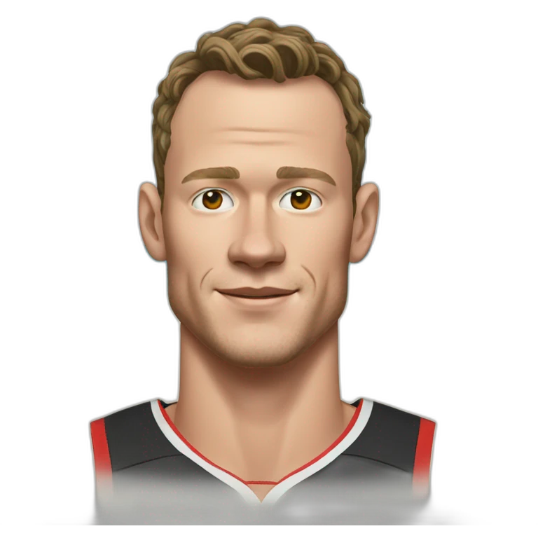 Jonathan Toews as a beach bum emoji