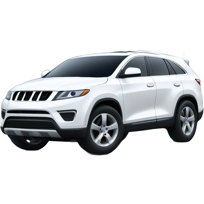 white suv emoji
