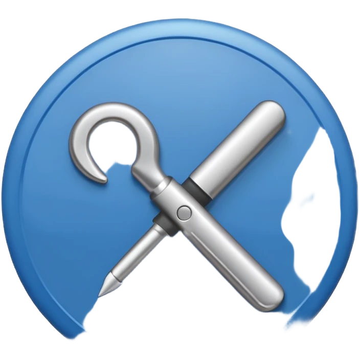 Emoji de verificación azul de tik tok pero que no salga la puntita de la verificación de la tilde que salga todo redondo  emoji