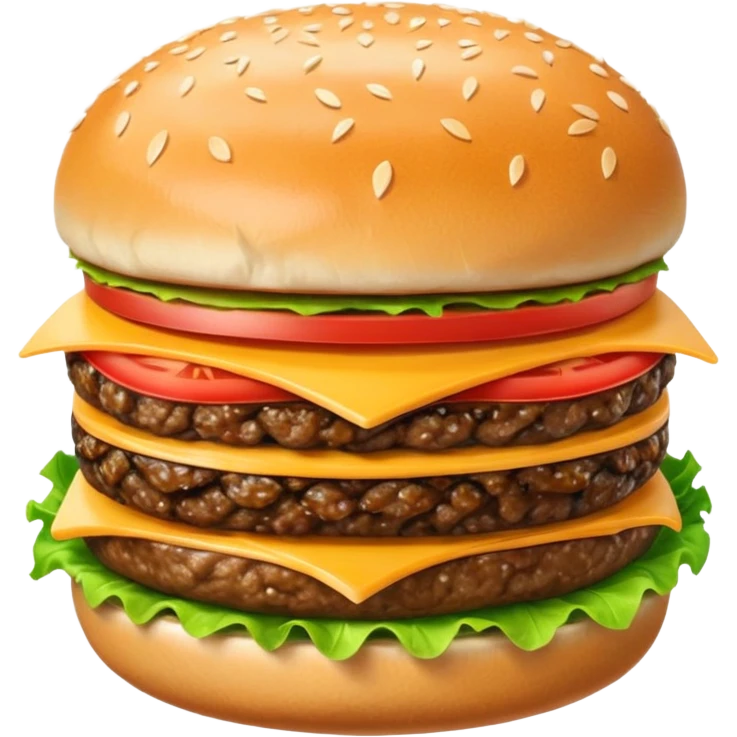 chin burger emoji