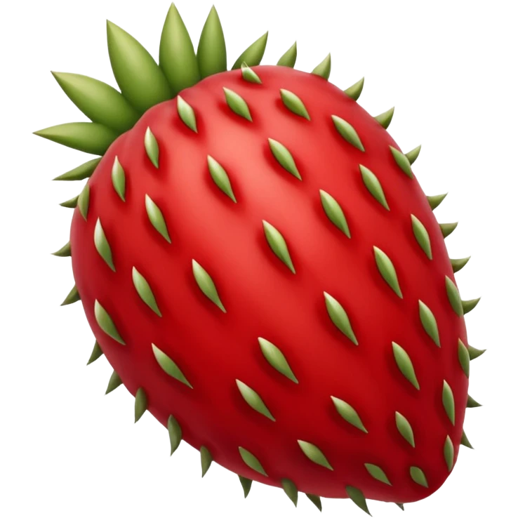 Stenocereus genus fruit without spikes and red emoji