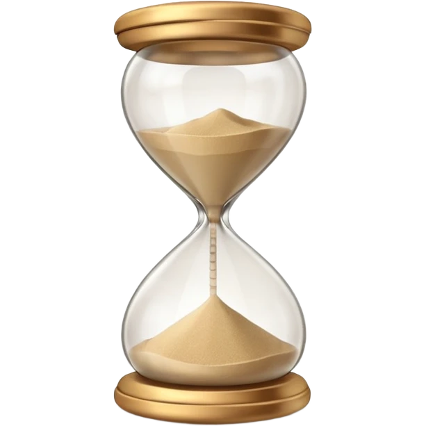 sand timer 3d emoji