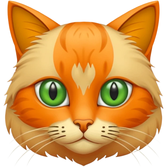 Katze mit Gurke auf den Augen emoji