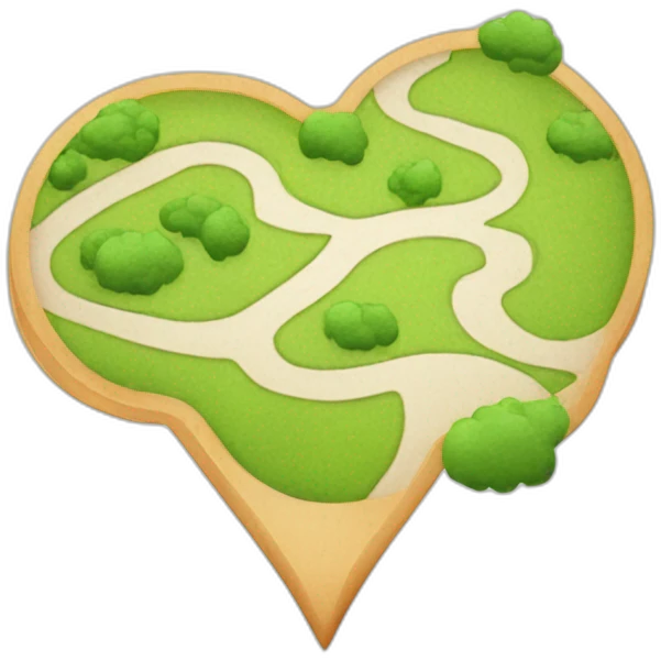 map marker shape, category food, white bg, w h 80% emoji