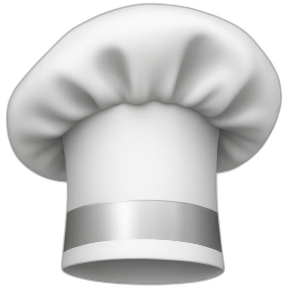A chef’s hat emoji