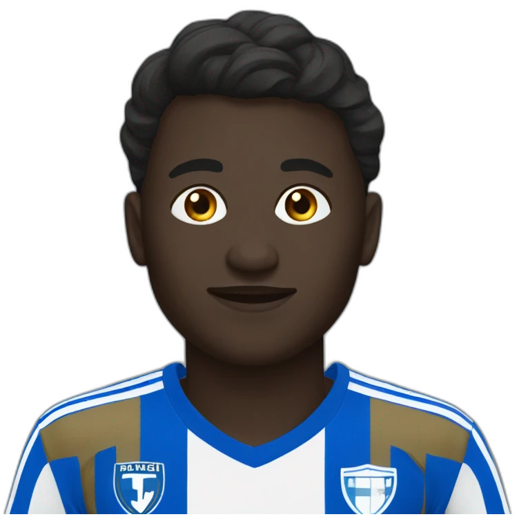 fc zürich footballer dark skin emoji