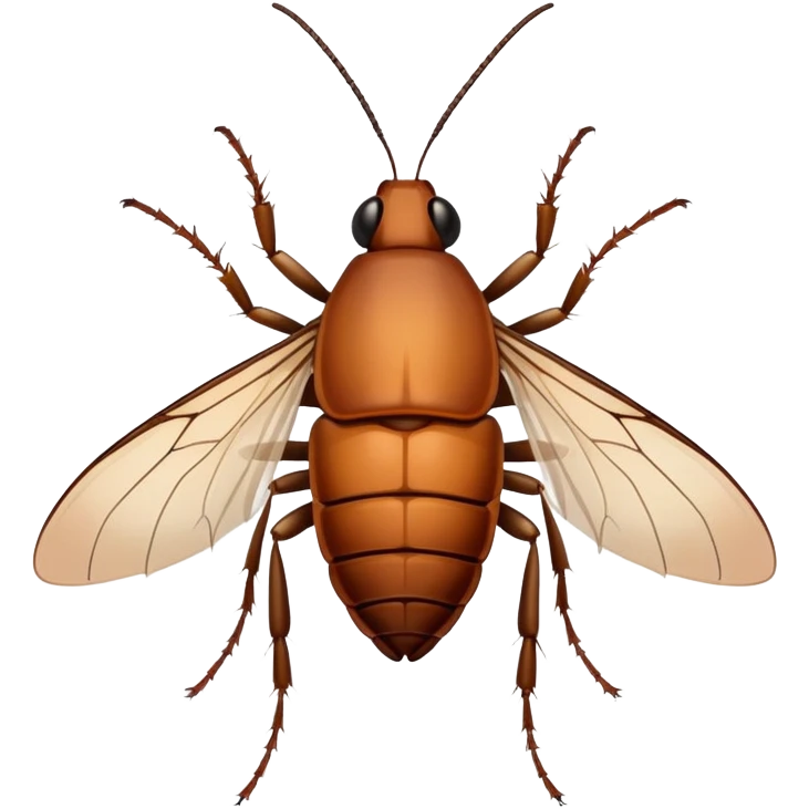 Ugly roach emoji