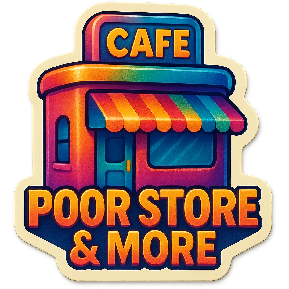 Cafe named poor store & More emoji