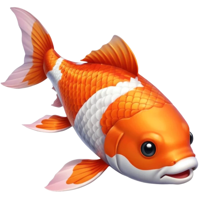 peixe koi rosa emoji