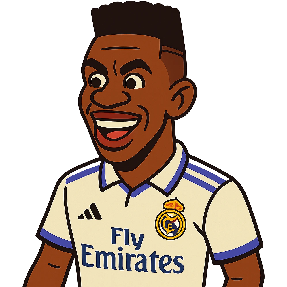 cartoon Vinicius Jr. emoji
