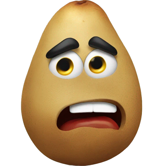 Angry potato head  emoji