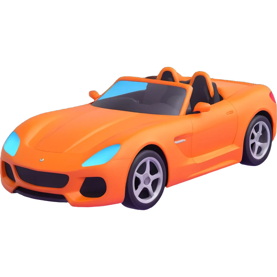 sports car emoji