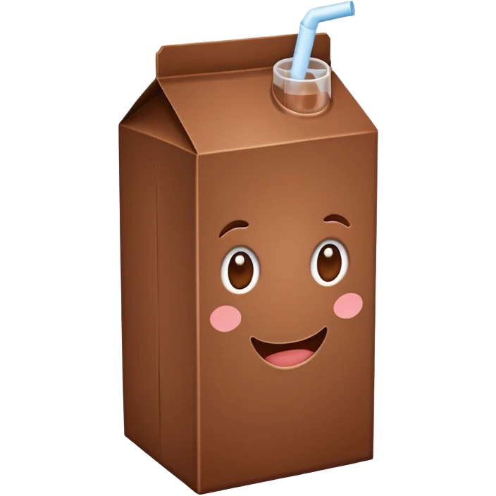 chocolate milk carton  emoji