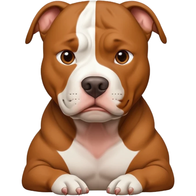 Dangerous Big pitbull emoji