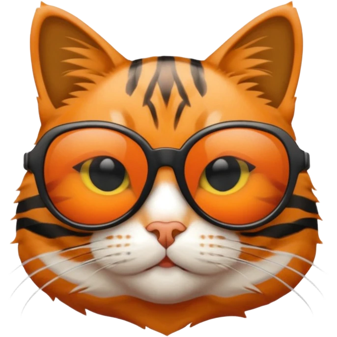 Cat wearing sunglasses emoji