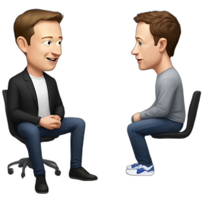 elon musk versus mark zuckerberg emoji