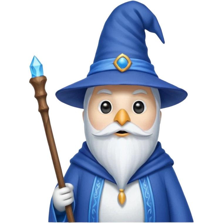 Penguin Wizard emoji
