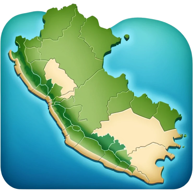 I want that you generate a Peru map emoji emoji