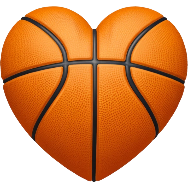 basketball heart emoji